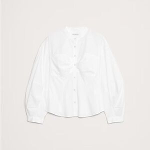 Banana Republic Balloon Sleeve Poplin Shirt